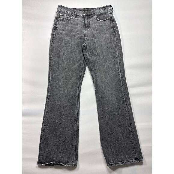 American Eagle Outfitters Denim - American Eagle Women's 90's Bootcut Dark Gray Denim Jeans - Size 4 Short (28x29)